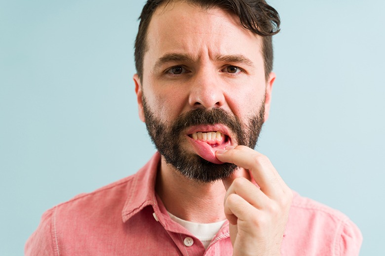 Dr. Brandon Murphy reviewing Invisalign results