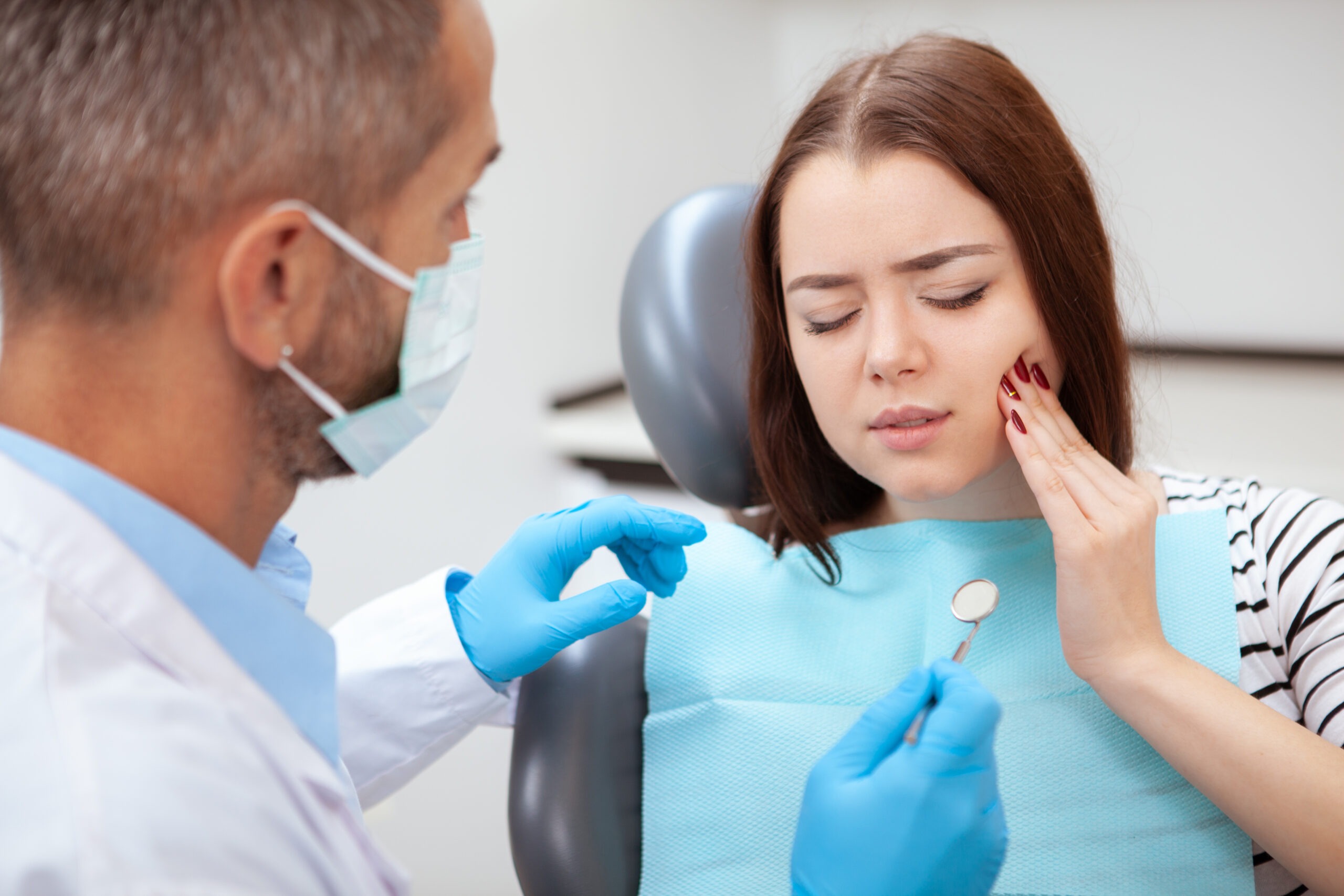 Invisalign aligners close-up
