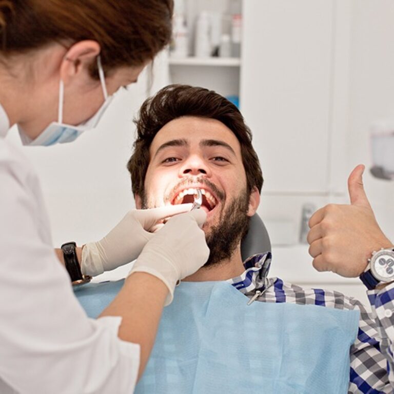 Invisalign clear aligners in use